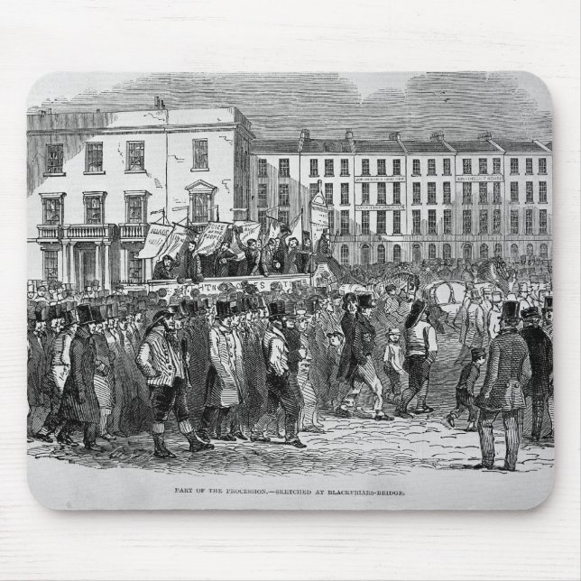 Mousepad Parte da procissão do Chartist (Frente)