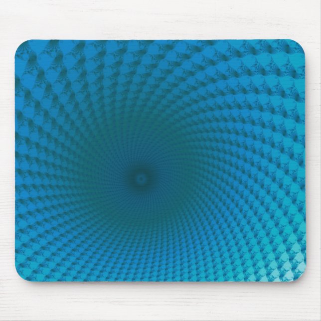 Mousepad Parte inferior do módulo do mar azul profundo (Frente)
