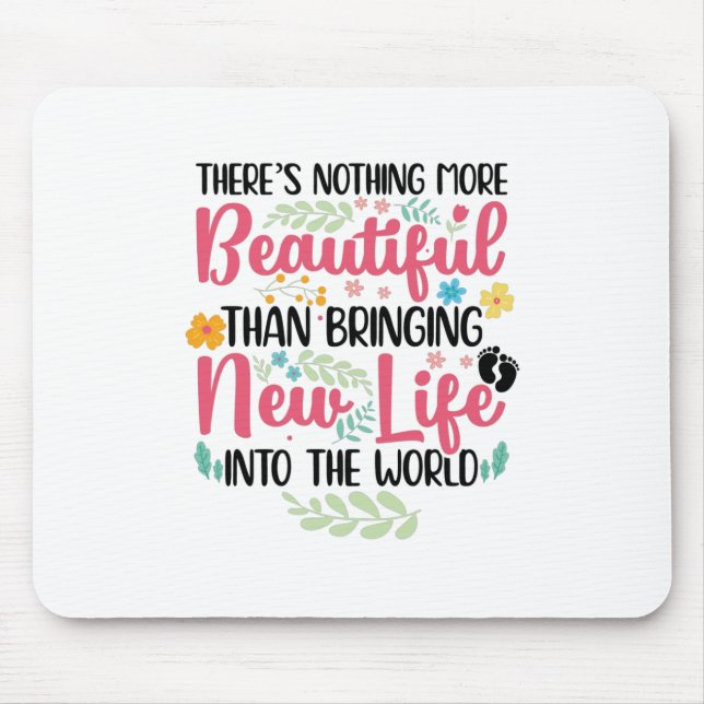 Mousepad Parteira Parteiras Doula Obstetrícia Midwifery Job (Frente)