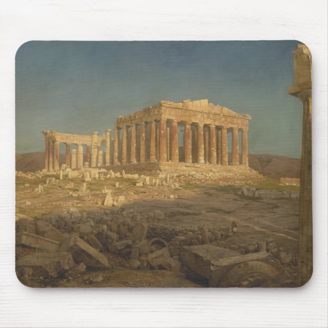 Mousepad Parténon (Templo Grego Antigo, Marco de Atenas) (Frente)
