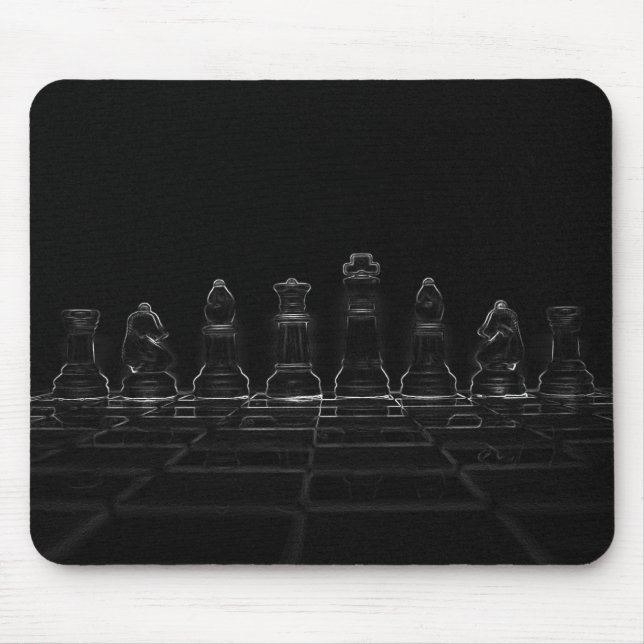 Mousepad Partes de xadrez (Frente)