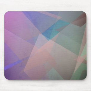 Mousepad Partículas Abstratas Voadoras   Formas Geométricas