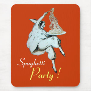 Mousepad PARTIDO ESPAGHETTI ITALIANO KITCHEN, vermelho REST