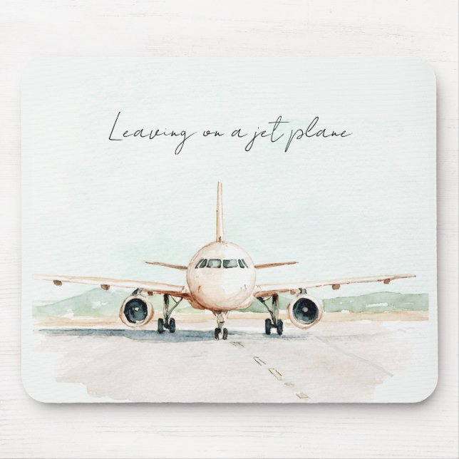 Mousepad Partindo em um Avião a Jato (Frente)