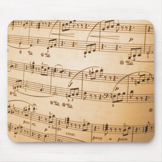 Mousepad Partitura velha (Frente)