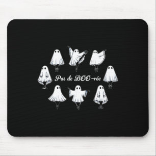 Mousepad Pas De Boo-rée Balé Engraçado Fantasma Dança Hallo