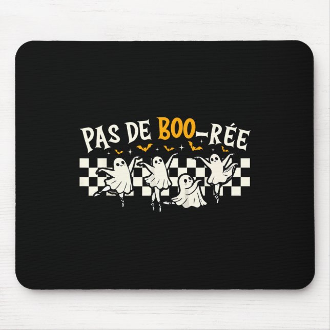 Mousepad Pas De Boorée Ghost Balé Dançando Halloween (Frente)