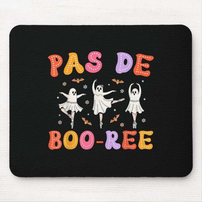 Mousepad Pas De Boorée Ghost Balé Dançando Halloween (Frente)