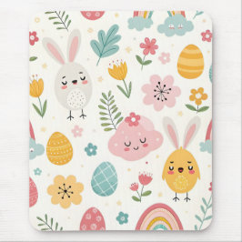 Mousepad Páscoa Bunny Pattern