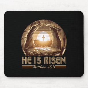 Mousepad Páscoa Christian Ele Está Risado Jesus Vazio Homen