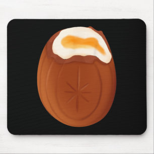 Mousepad Páscoa de Chocolate de Ovo creme Quirky Estranho E