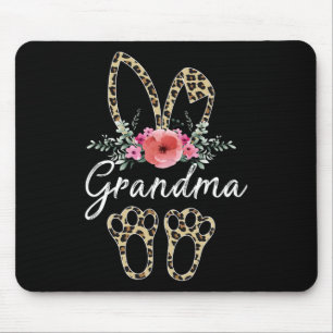 Mousepad Páscoa De dia de as mães Para A Avó Leopardo Folny