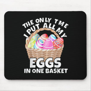 Mousepad Páscoa Engraçado Humor Adulto Homens Mulheres