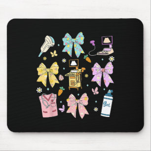 Mousepad Páscoa Sonógrafa do Arco Coquette Ultrasound Tech 
