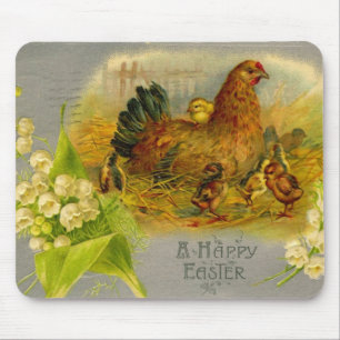 Mousepad Páscoa Vintage Hen