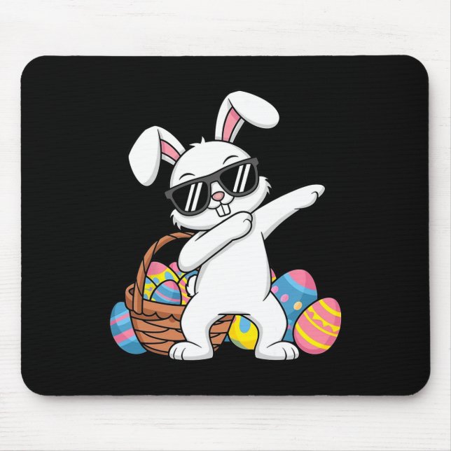 Mousepad Páscoas Coelhinhas Meninas Crianças Bebidas Páscoa (Frente)