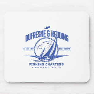 Mousepad Passadiços de Pesca Vintage Dufresne e Redding