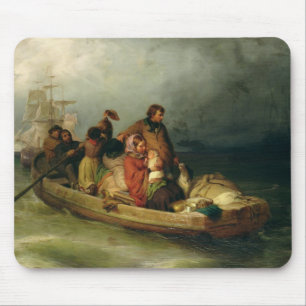 Mousepad Passageiros do emigrante a bordo, 1851