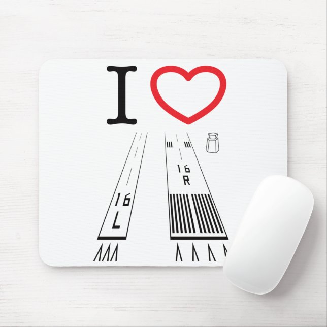 Mousepad Passagens do aeroporto Van Nuys 16L e 16R - Mousep (Com mouse)