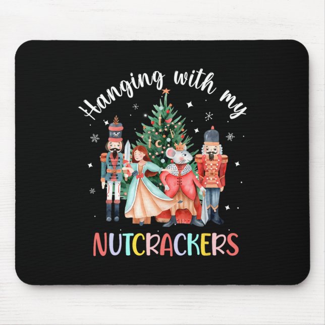 Mousepad Passando com meu Balé de Natal no Quadrado dos Noz (Frente)