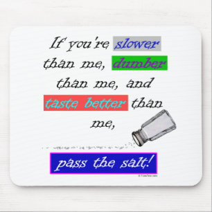 Mousepad Passar o Sal