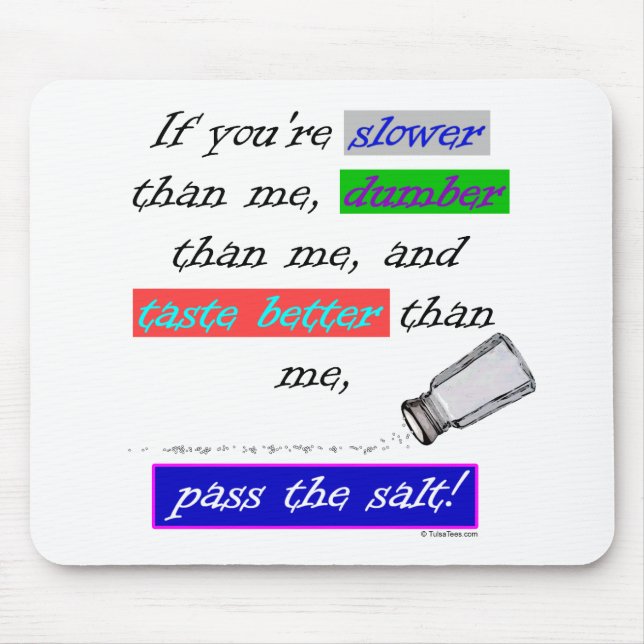 Mousepad Passar o Sal (Frente)