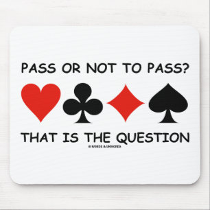 Mousepad Passar Ou Não Passar Essa É A Questão (Ponte)