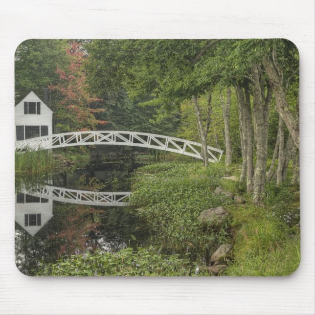 Mousepad Passarela branca, Somesville, Mont Desert (Frente)