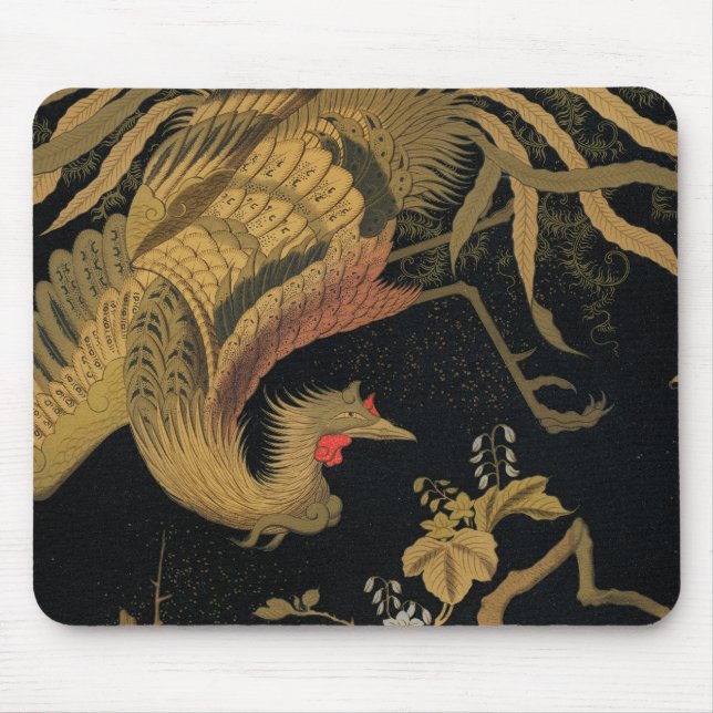 Mousepad Pássaro Audsley Mítico Howo: Fênix Japonesa de 188 (Frente)