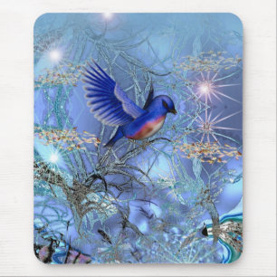 Mousepad Pássaro Azul