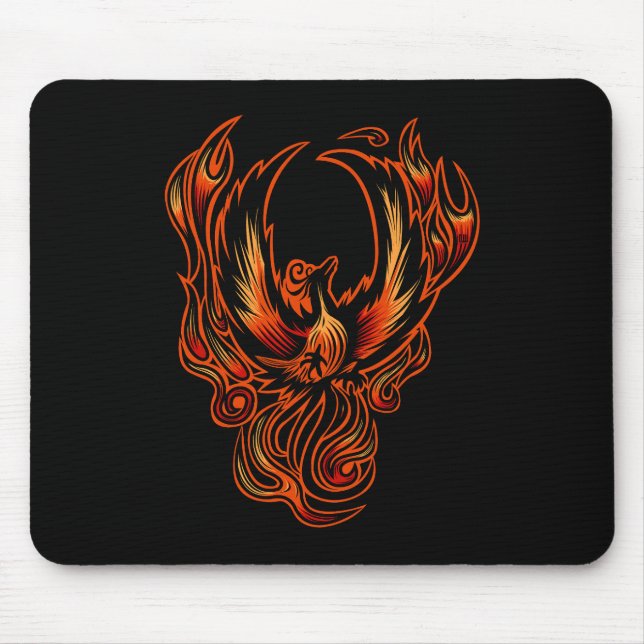 Mousepad Pássaro De Fogo (Frente)
