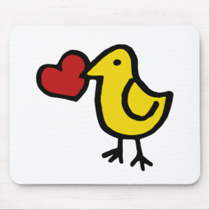 Mousepad Pássaro do amor