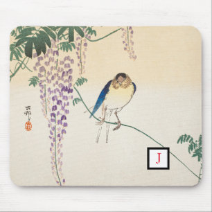 Mousepad PÁSSARO DO Mouse NO JAPONÊS DO BRANCH INICIAL PE