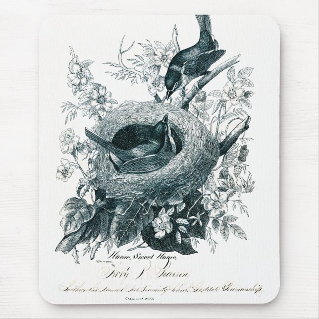 Mousepad Pássaro Esboço da tia Abby (Frente)