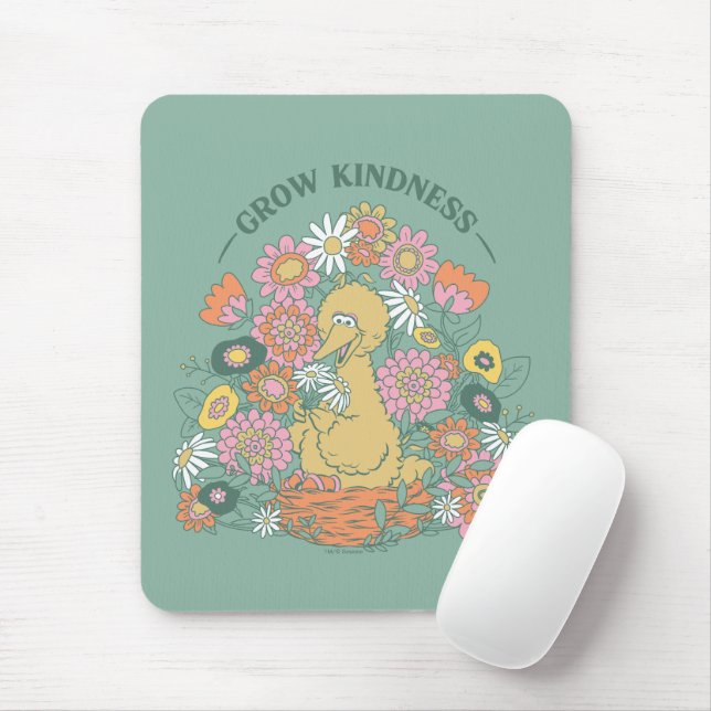 Mousepad Pássaro Grande | Gráfico Floral de Crescer Bondade (Com mouse)