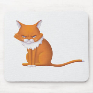 Mousepad pássaro, inteligente, desenho animado, animais, pr