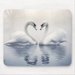 Mousepad Pássaro Swan Selvagem Selvagem Selvagem Arte Color