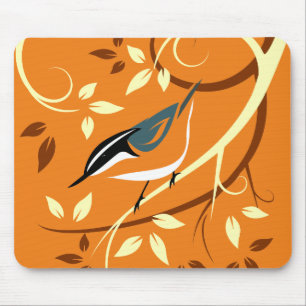 Mousepad Pássaro Trepador Decorativo