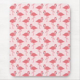 Mousepad Pássaro Tropical Rosa Flamingo