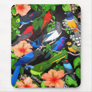 Mousepad Pássaros da selva de México