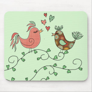 Mousepad Pássaros do Amor