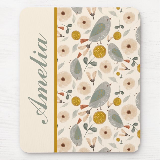 Mousepad Pássaros Doentes Personalizados (Frente)