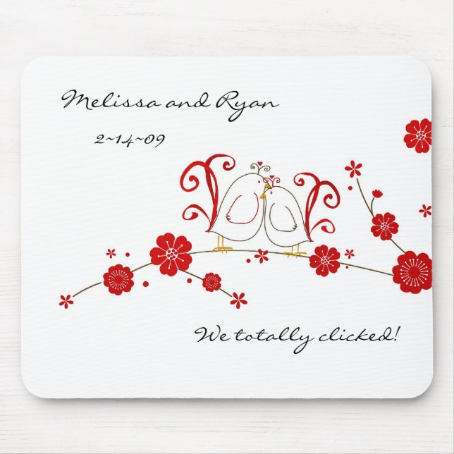 Mousepad Pássaros e Pão de Rato de Cereja (Frente)