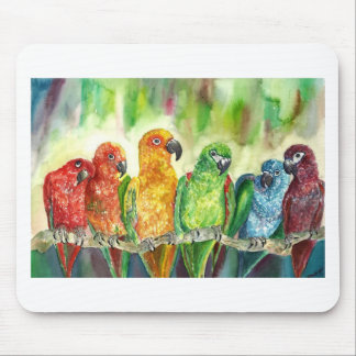 Mousepad Pássaros tropicais