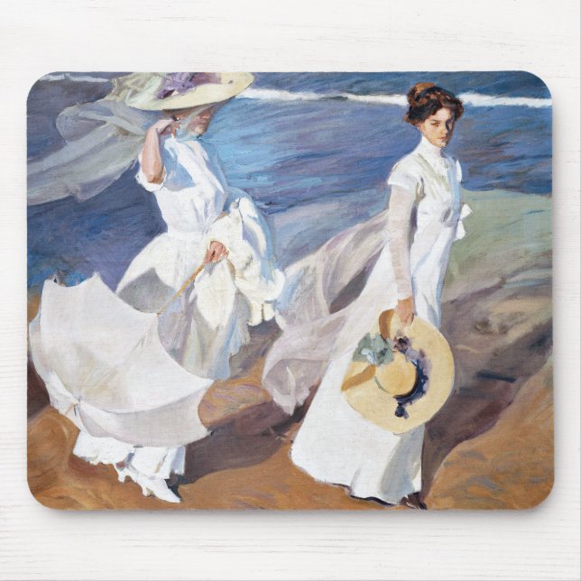 Mousepad Passeando ao longo da Orla Marítima por Joaquin So (Frente)