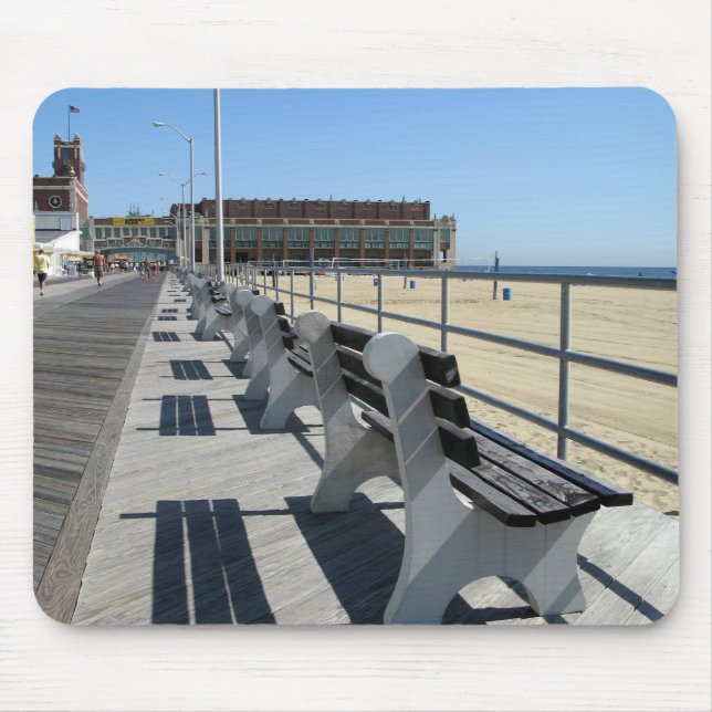 Mousepad Passeio à beira mar do parque NJ de Asbury (Frente)