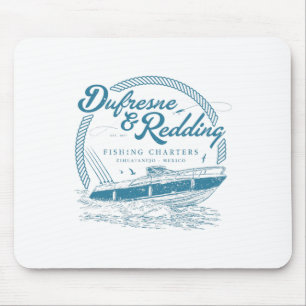 Mousepad Passeio de Pesca Dufresne e Redding Vintage Retro