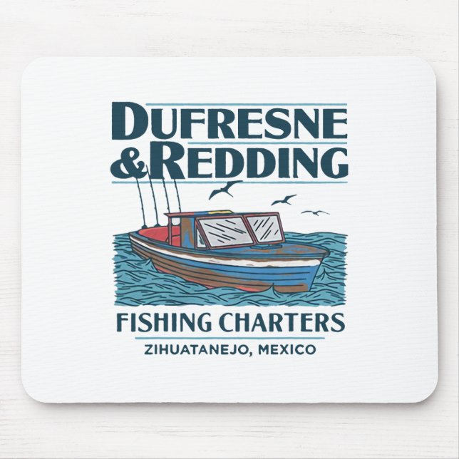 Mousepad Passeios de Pesca Dufresne e Redding  (Frente)