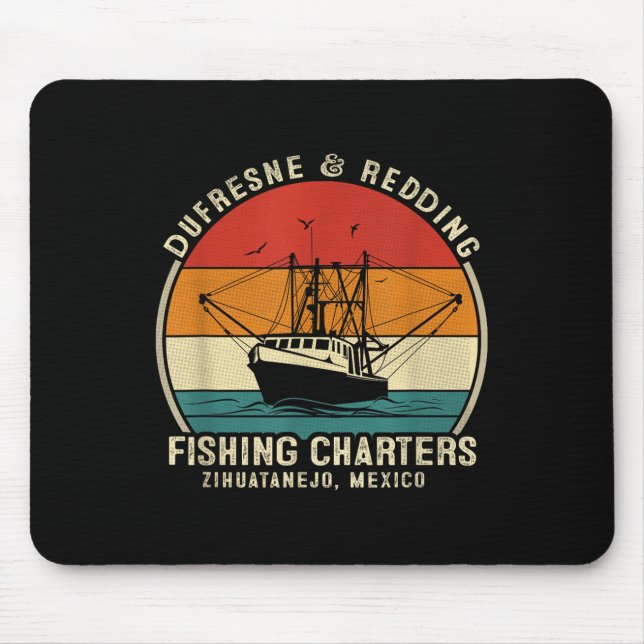 Mousepad Passeios de Pesca Dufresne e Redding - Barco Antig (Frente)