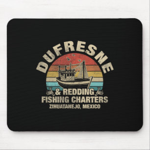 Mousepad Passeios de Pesca Vintage Dufresne e Redding